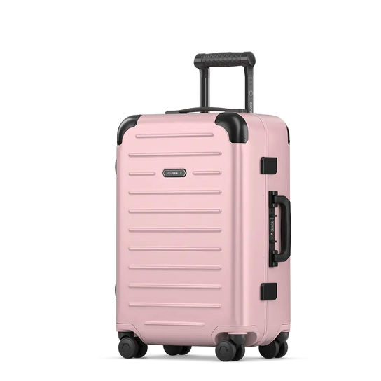 Pink Carry-On Closet large luggage — durable and organized suitcase for long trips