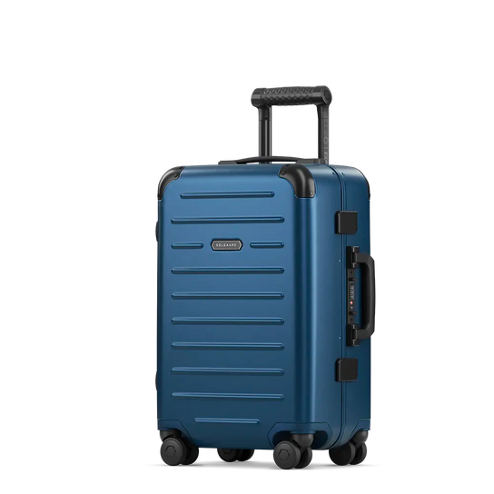 Blue Carry-On Closet medium luggage — durable, compact, and ideal for travel