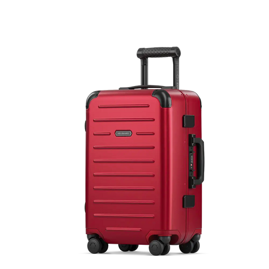 Red Carry-On Closet medium luggage — durable, compact, and ideal for travel