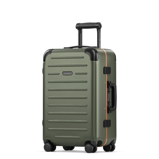 Green Carry-On Closet large luggage — durable suitcase for organized travel