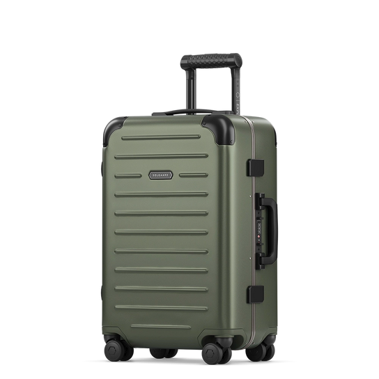 Green Carry-On Closet large suitcase — durable and stylish travel luggage