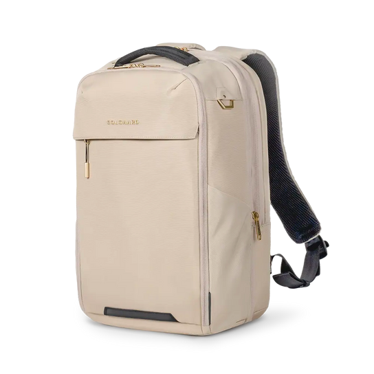 Venture backpack in beige — spacious and stylish travel backpack