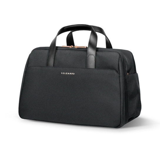 Voyager  backpack in black — sleek, spacious, and travel-ready